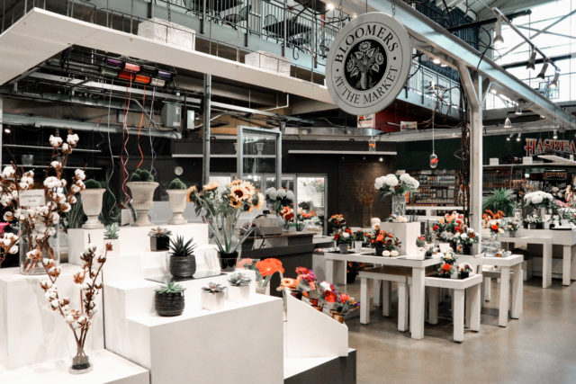 Flower shop at the market