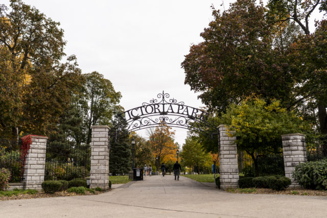 entrance to Victoria Park