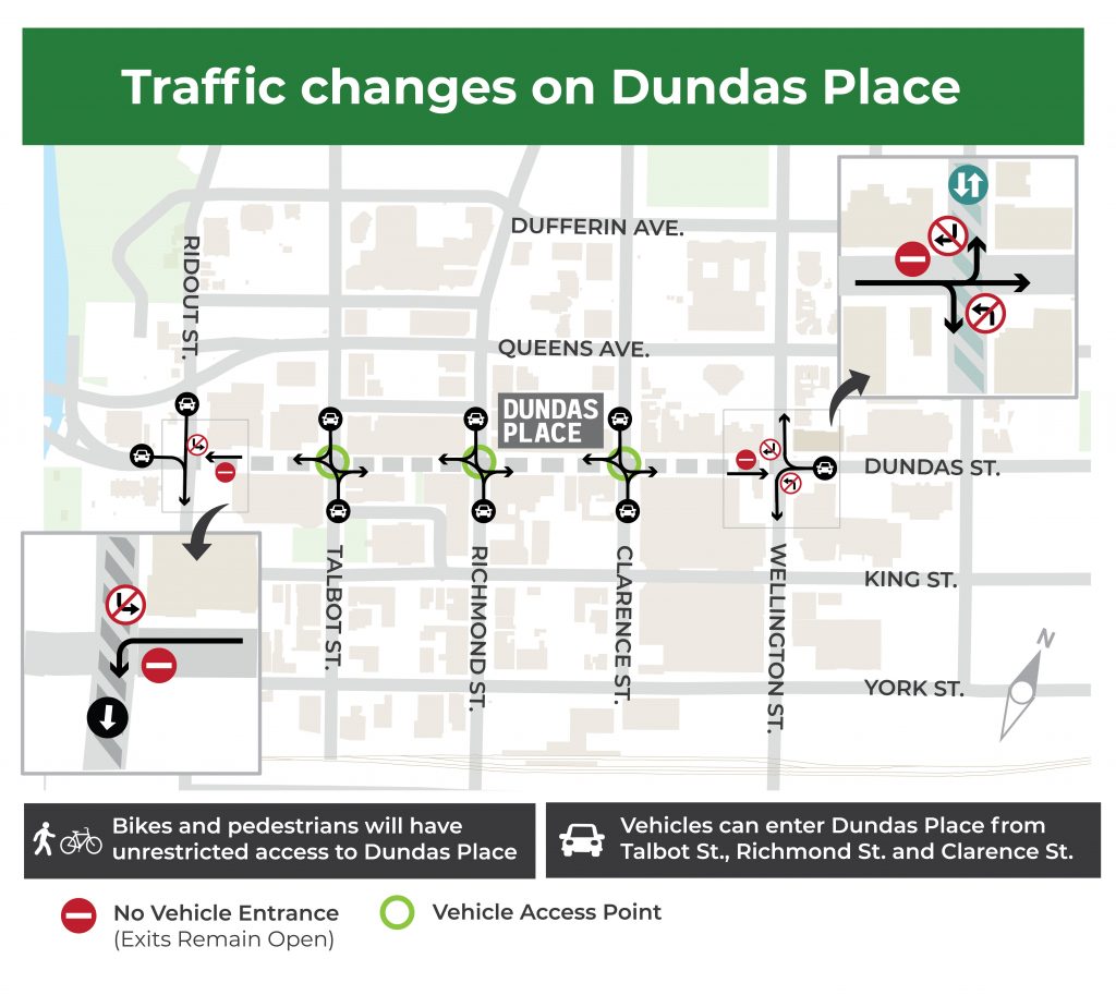 Traffic Changes on Dundas Place