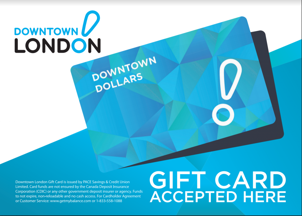 Downtown Dollar Gift Card Sticker