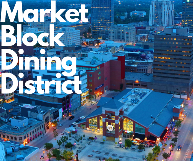 Market Block Dining District Title Page