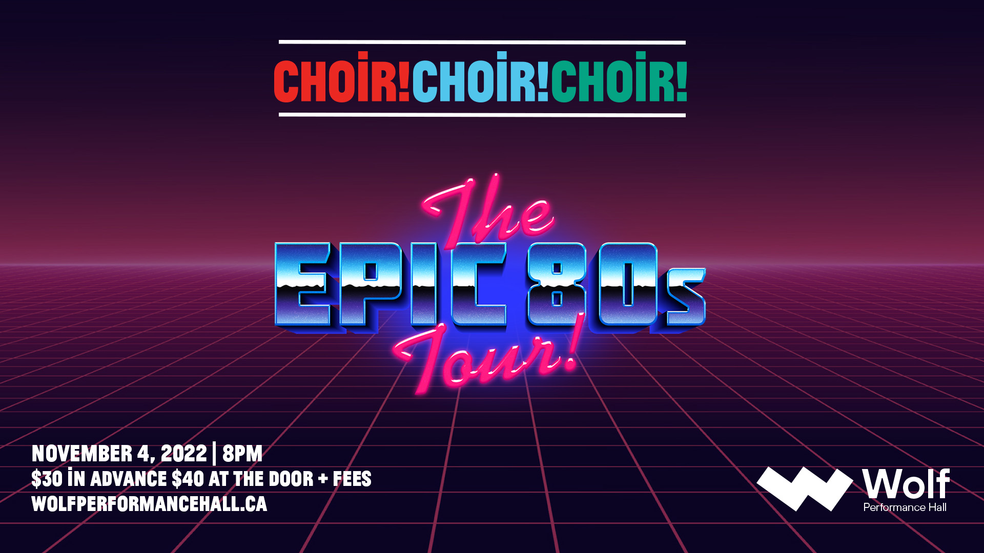 Choir! Choir! Choir! returns to the Wolf to lead you in song Downtown